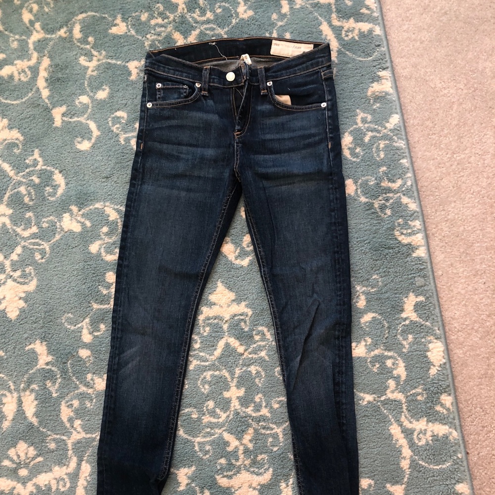 Rag and Bone High Rise Jeans
